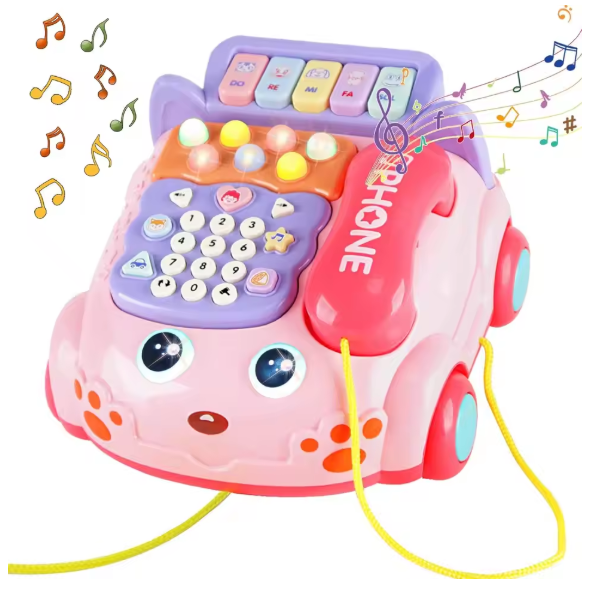 Baby Phone Toy, Baby Toy Phone Cartoon Baby Piano