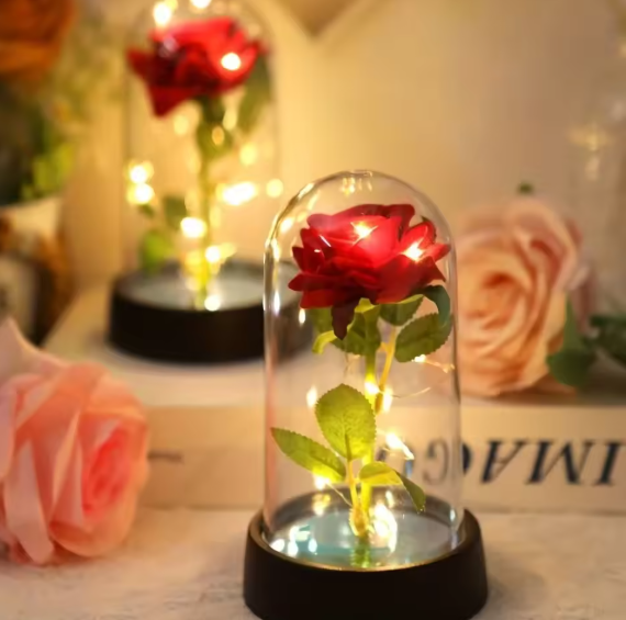 Wedding Birthday Valentine Day Gift Eternal Rose Flower