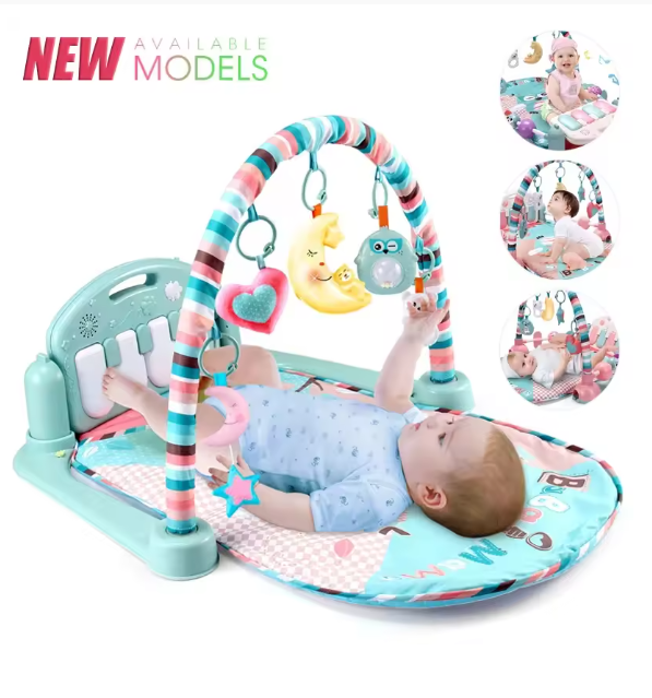 Baby Fitness Stand Music Play Gym Activity Toys Newborn